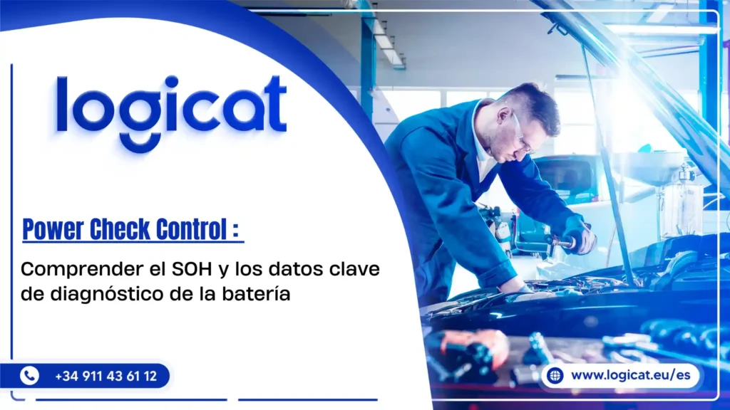 Comprender el SOH y los datos clave de diagnóstico de la batería con Power Check Control