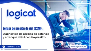 Sensor de presión de riel (G248): Diagnóstico de pérdida de potencia y arranque difícil con HaynesPro