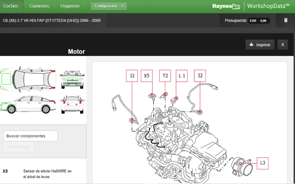 Haynespro pack complet de l’application WorkshopData