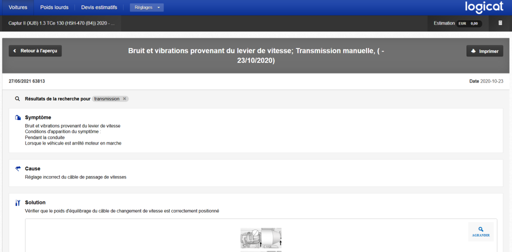 diagnostic avec smartfix Haynespro 