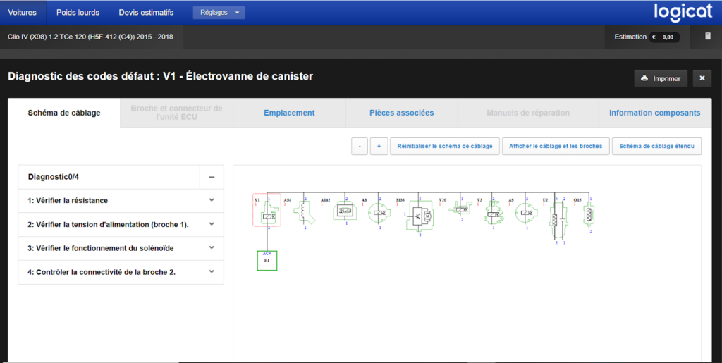 Diagnostic haynespro EVAP du moteur H5F