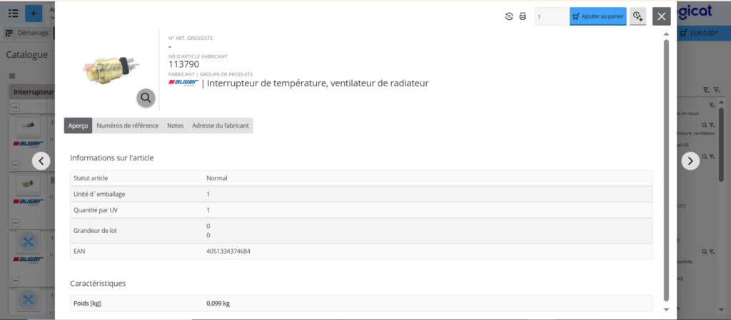 système de refroidissement et les radiateurs associés avec teccat